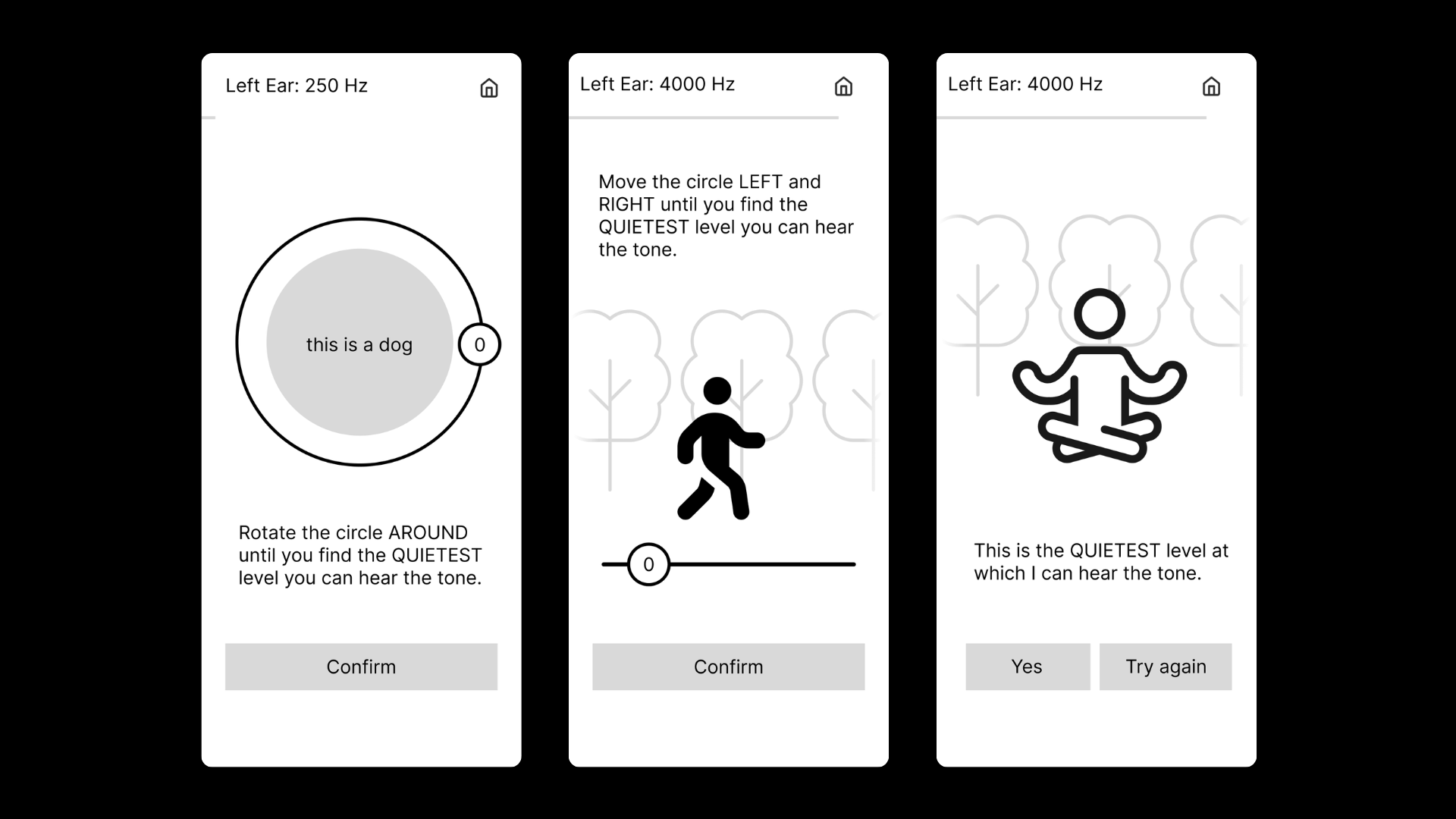 Concept A — storytelling interaction with circle rotator and slider