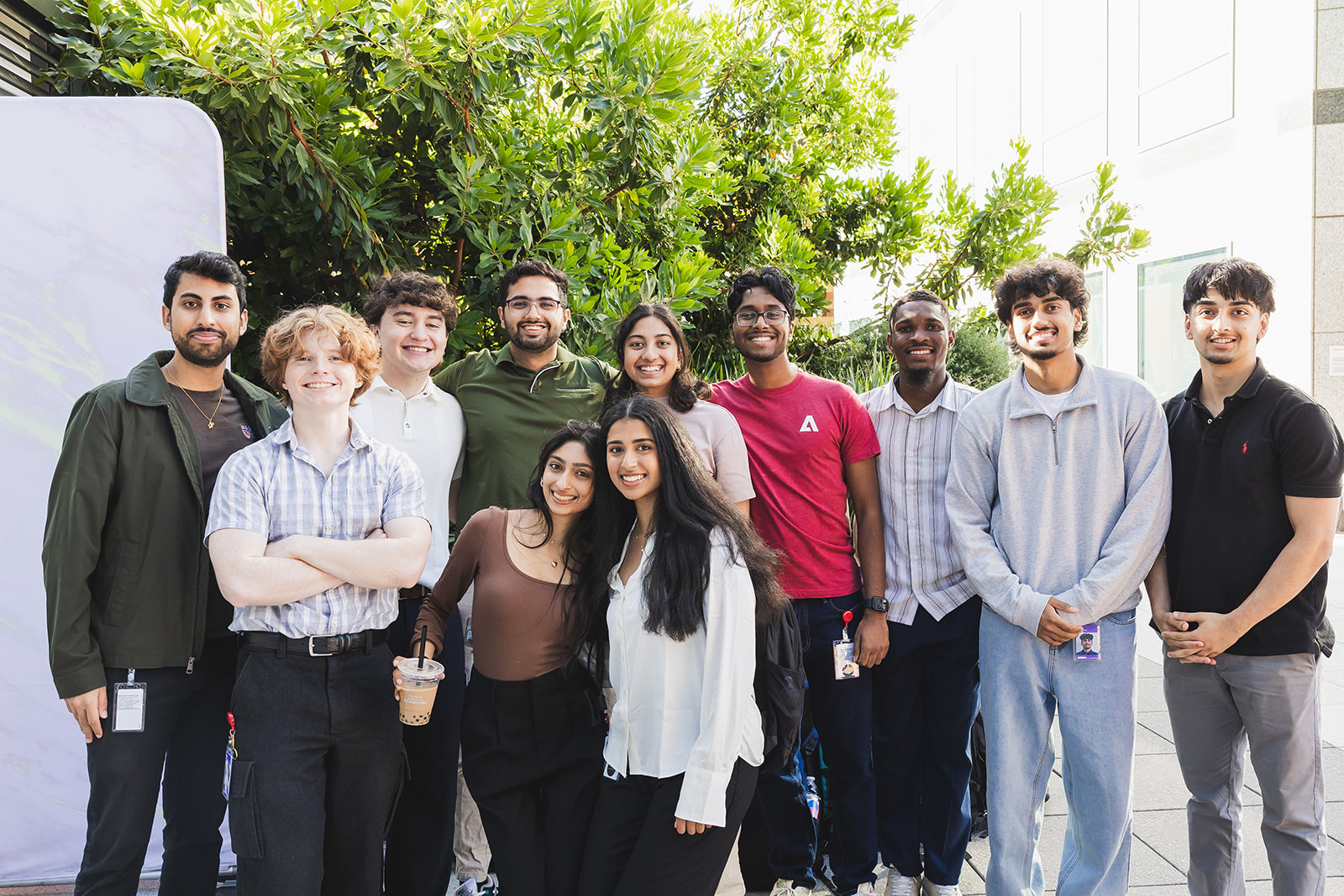 Adobe intern group photo at the Intern Summit